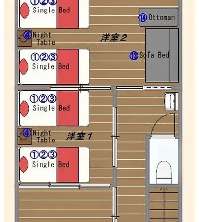 STAY BB OSAKA 大今里一戸建 Samurai House Imazaki 難波直通 外观 照片