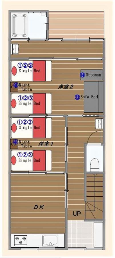 大今里一戸建 Samurai House Imazaki 難波直通 Ōsaka